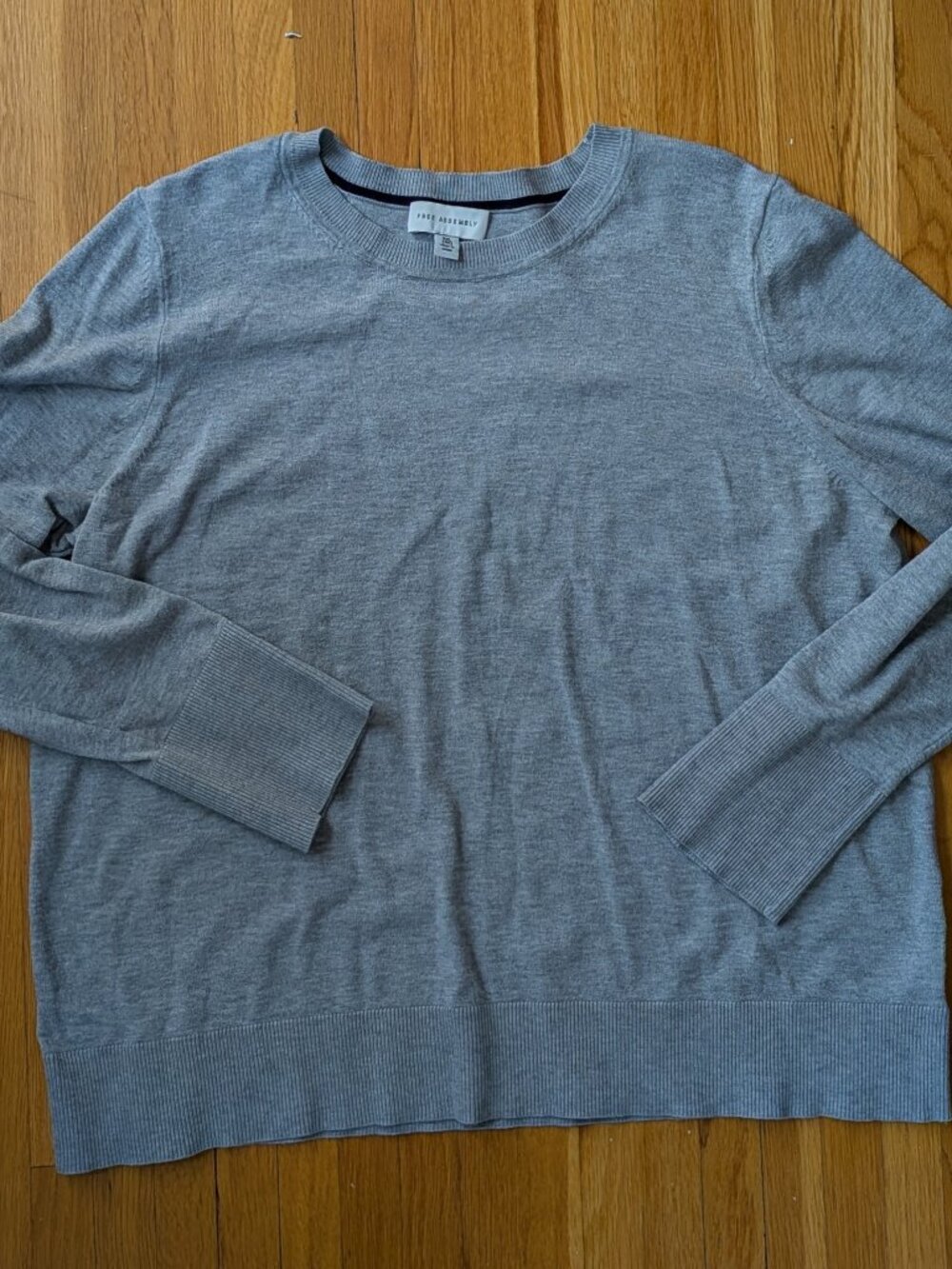 Free Assembly gray pullover sweater, size XXL